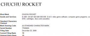 chuchurockettrademark