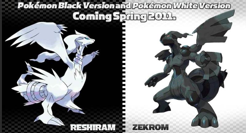 Well, they'll both be gracing the boxart covers of Pokemon Black and White.